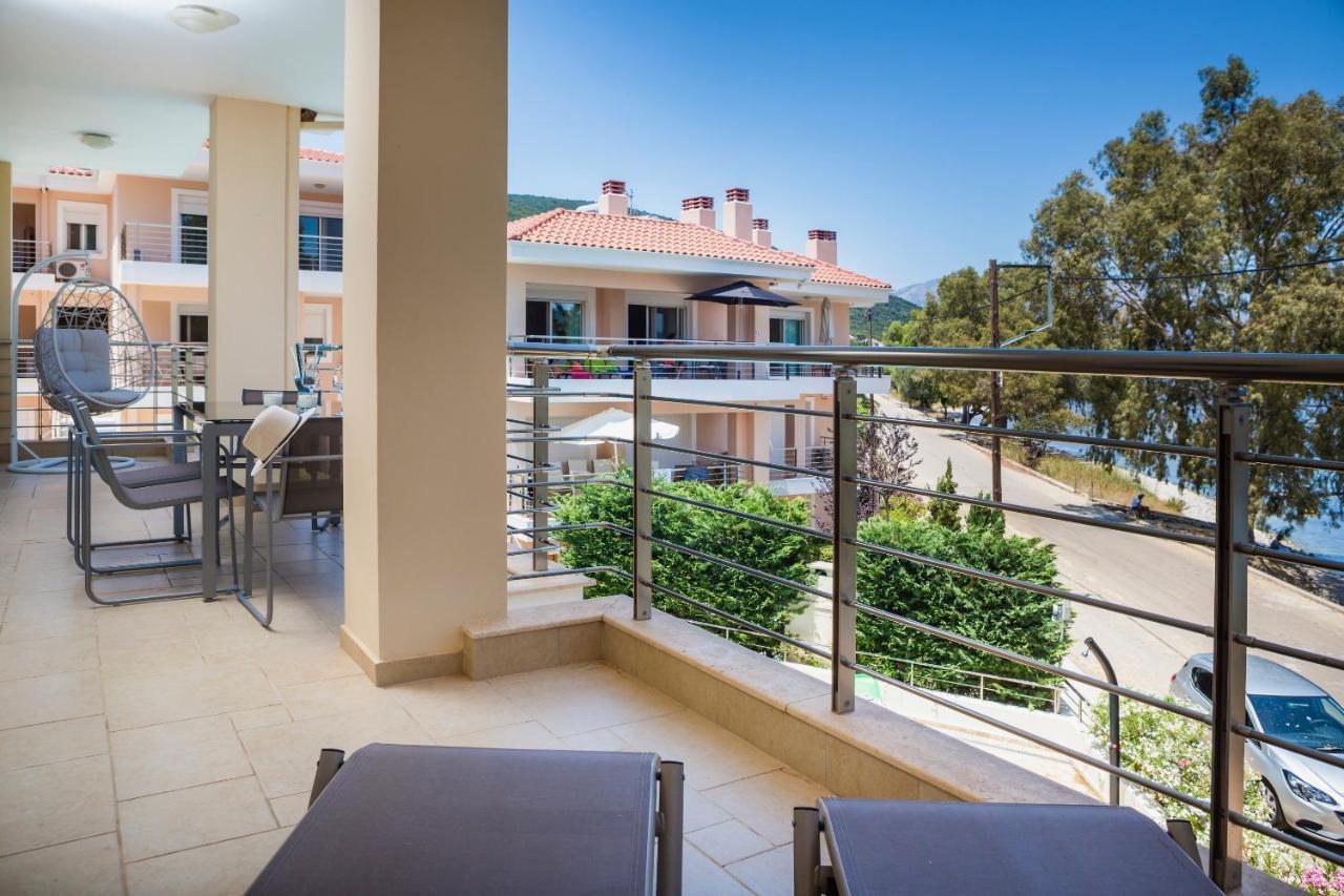 Eucalyptus Suite Sea View Karavomylos Dış mekan fotoğraf